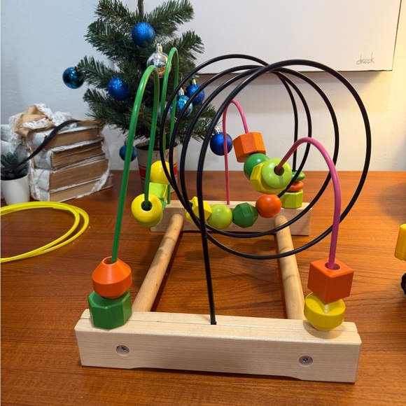 IKEA MULA Bead Roller Coaster Toy - Picture 2 of 3